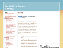 Tablet Screenshot of bewellbrowncounty.org